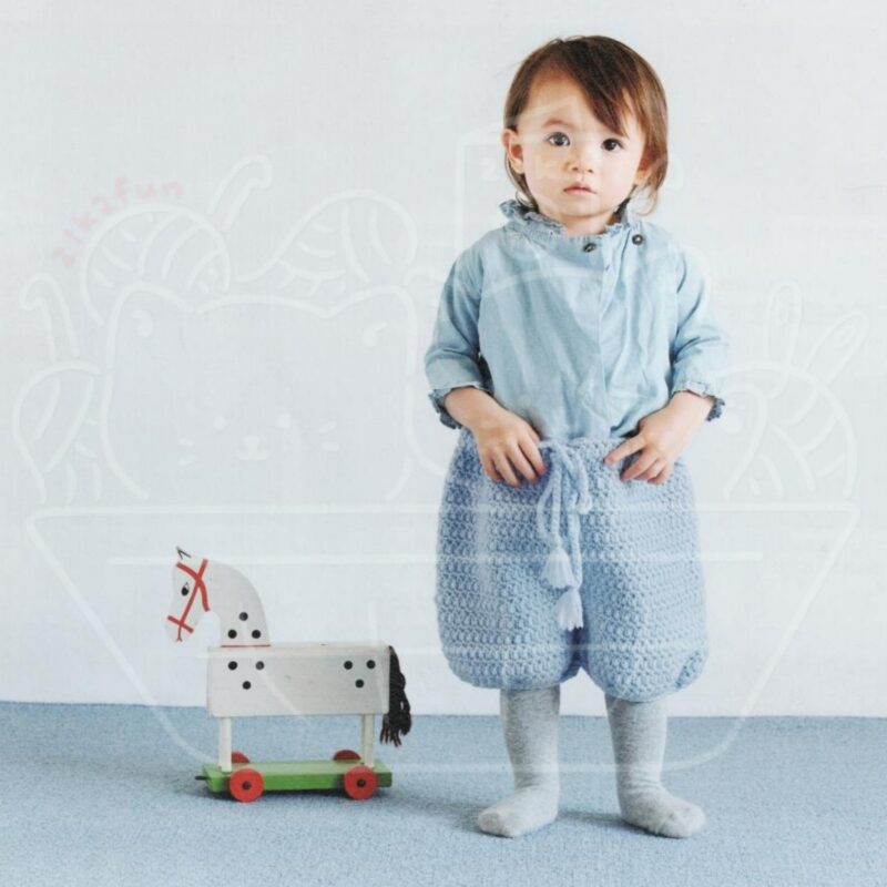幼兒家居抽繩燈籠褲材料包 #BA0732